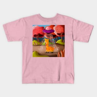Giraffe Extinction Kids T-Shirt